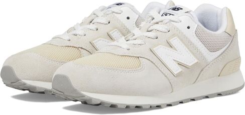 New Balance Boy's 574 V1 Neo Sole Lace-Up Sneaker, Washed Burgundy/Nb Navy, 5 Big Kid in Saudi Arabia