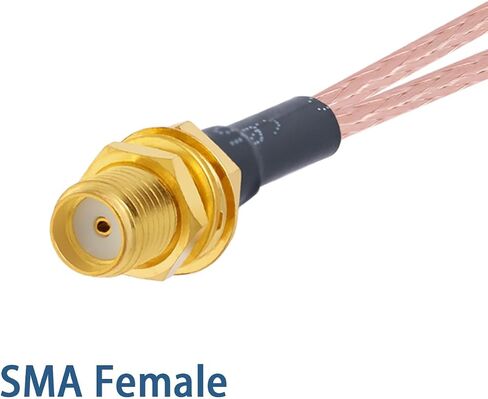 SMA Female to Four U.F.L1 Female Connector 50 Ohm Coaxial Cable U.F.L1 Jumper Cable RG178 7.9Inch/20CM Low Loss SMA Connector Extension Cable in Saudi Arabia