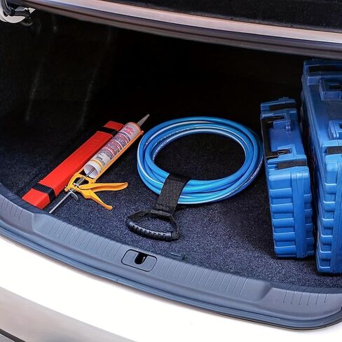 Heavy Duty Storage Strap, 17" Adjustable Black Nylon Organizer with Handle for Cord Garden Hose Swimming and Garage Tool in Saudi Arabia