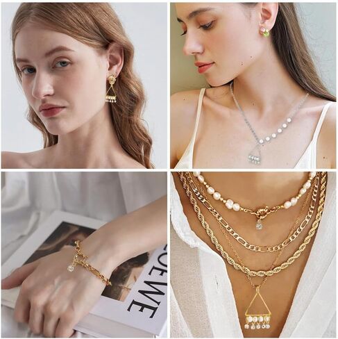 Beebeecraft 1 Box 50PCS Rhinestone Charms 18K Gold Plated Tiny Luckystone Starms April for أقراط قلادة Anclet Bracelet صياغة مجوهرات DIY صنع ملحقات حرفية in Saudi Arabia
