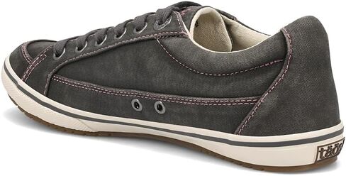 Taos Moc Star 2 Women's Sneaker - Fresh Canvas Design with Removable Footbed, Arch Support and Durable Lightweight Outsole for All Day Walking and Everyday Style Graphite Distressed 8 M US in Kuwait