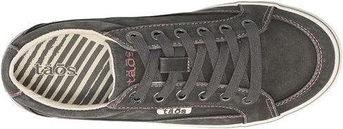 Taos Moc Star 2 Women's Sneaker - Fresh Canvas Design with Removable Footbed, Arch Support and Durable Lightweight Outsole for All Day Walking and Everyday Style Graphite Distressed 8 M US in Kuwait