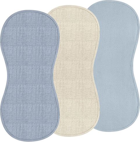 3 Pcs Changing Pad Liners Fits in Peanut Shape Changing Pad Waterproof Diaper Mats Organic Cotton Peanut Mats are Warm on a Baby's Back, Washable Reusable (Cowboy) in Saudi Arabia