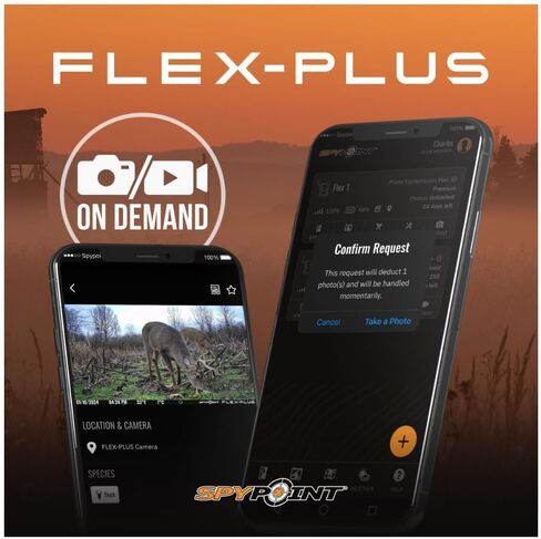 كاميرا Spypoint Flex-Plus الخلوية، صور 36 ميجابكسل، مقاطع فيديو 1080 بيكسل، ثنائي شريحة الاتصال LTE GPS، حزمة بطارية ممتدة مع MicroSD 32 جيجابايت وقارئ بطاقات (3 عناصر) in Saudi Arabia