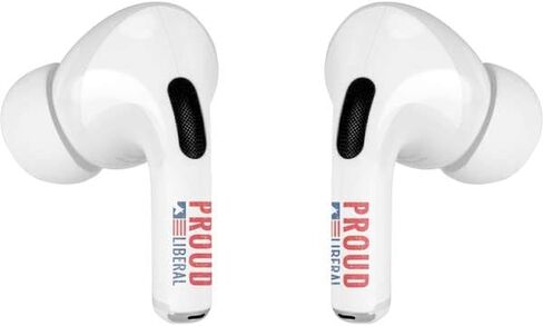 غلاف صوتي من Skinit متوافق مع Apple AirPods Pro (الجيل الثاني، 2022) - تصميم ليبرالي فخور من Skinit in Saudi Arabia