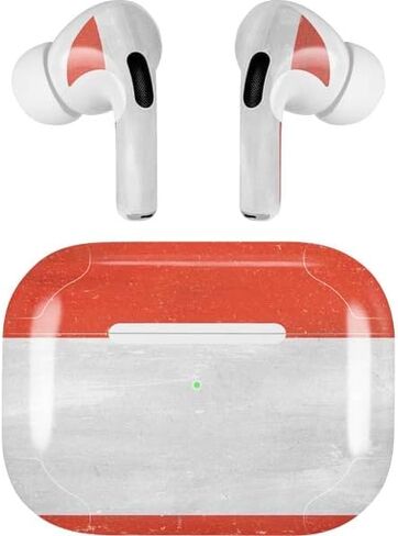 Skinit Decal Audio Skin Compatible with Apple AirPods Pro (2rd Gen, 2022) - Skinit Originally Designed Distressed Austria Flag Design in Saudi Arabia