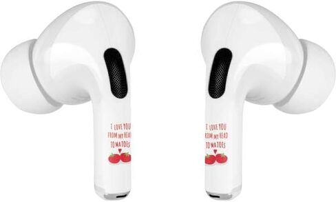 غلاف صوتي من Skinit متوافق مع Apple AirPods Pro (الجيل الثاني، 2022) - تم تصميم Skinit في الأصل من تصميم My Head Tomatoes in Saudi Arabia