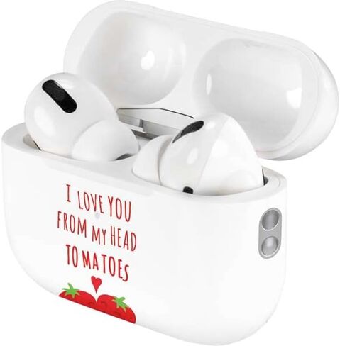 غلاف صوتي من Skinit متوافق مع Apple AirPods Pro (الجيل الثاني، 2022) - تم تصميم Skinit في الأصل من تصميم My Head Tomatoes in Saudi Arabia