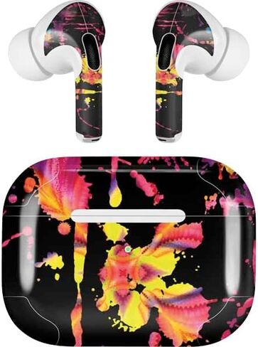Skinit Decal Audio Skin Compatible with AirPods Pro 2nd Gen - Violet Harmony (Hummingbird) Design in Saudi Arabia