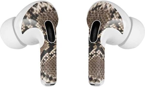 Skinit Decal Audio Skin Compatible with Apple AirPods Pro (2rd Gen, 2022) - Skinit Originally Designed Serpent Design in Saudi Arabia
