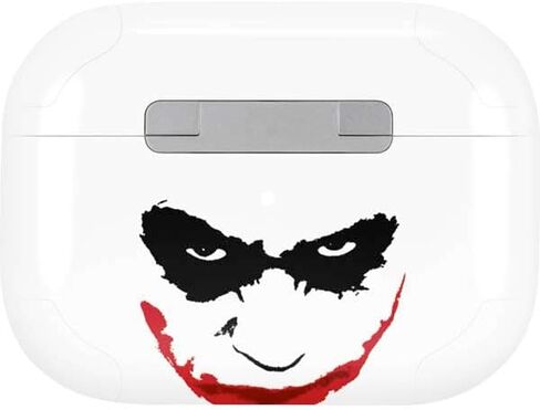 غلاف صوتي من Skinit متوافق مع Apple AirPods Pro (الجيل الثاني، 2022) - تصميم Warner Bros Joker Outline المرخص رسميًا in Saudi Arabia