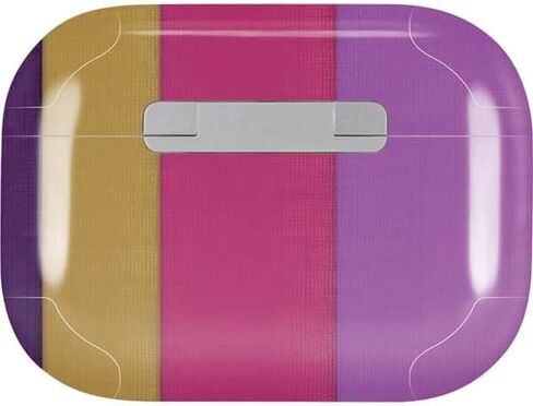 Skinit Decal Audio Skin Compatible with Apple AirPods Pro (2rd Gen, 2022) - Skinit Originally Designed Radiant Orchid Color Block Design in Saudi Arabia