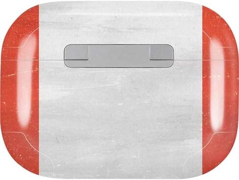 Skinit Decal Audio Skin Compatible with Apple AirPods Pro (2rd Gen, 2022) - Skinit Originally Designed Peru Flag Distressed Design in Saudi Arabia