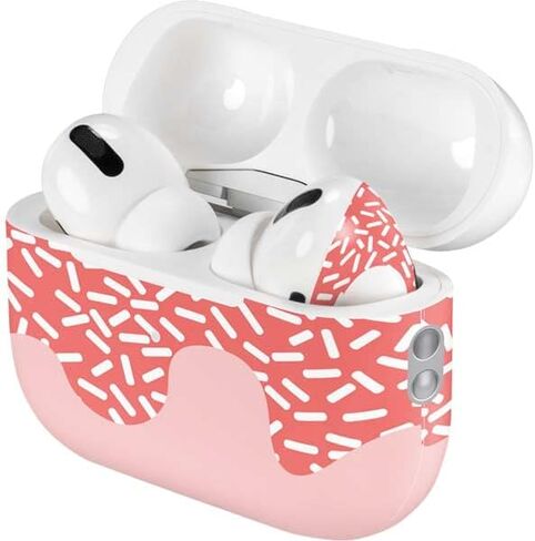 Skinit Decal Audio Skin Compatible with Apple AirPods Pro (2rd Gen, 2022) - Skinit Originally Designed Coral Spring Sprinkles Design in Saudi Arabia
