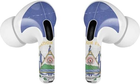 Skinit Decal Audio Skin Compatible with AirPods Pro 2nd Gen - El Salvador Flag Design in Saudi Arabia