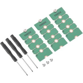 MECCANIXITY 3Pcs M2+ M.2 NGFF/NVME Length Extend Adapter 2230, 2242, 2260, 2280 Multipurpose SSD Extension Bracket Card Plate PCB Board for PC Computer Case Green in Kuwait