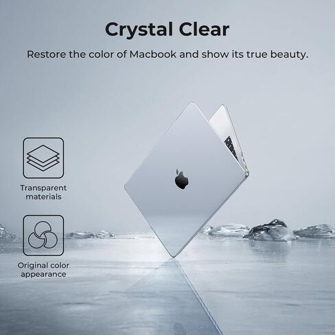 EooCoo Case Compatible with MacBook Air 15 inch M4 2025 2024 2023 2022 M3 M2 A3241 A3114 A2941, Light & Matte Interweaving Design Laptop Protective Hard Shell Cover, Satin White in Saudi Arabia