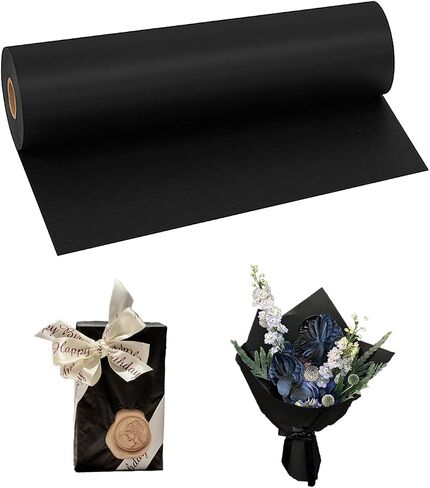 Hibmisy Kraft Paper Roll ، ورق التغليف لتعبئة الهدايا ، الحرف ، أعياد الميلاد ، عيد الميلاد (بني ، 11.8 "× 16.4 ') in Saudi Arabia