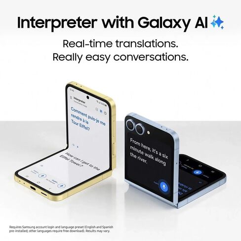 Samsung Galaxy Z Flip6 5G (256 جيجابايت، 12 جيجابايت) كاميرا 50 ميجابكسل 4K، مفتوح من المصنع F741U1 (ظل فضي) (متجدد) in Kuwait