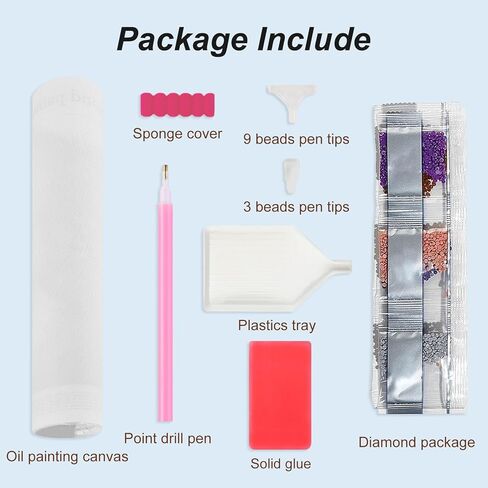 SJUTOUCI Diamond Art Painting Kits for Adults Gnome, Diamond Art Kits for Beginners, 5D DIY Full Drill Gem Craft Art for Home Decor Gift 12x12 inch, Moon in Saudi Arabia