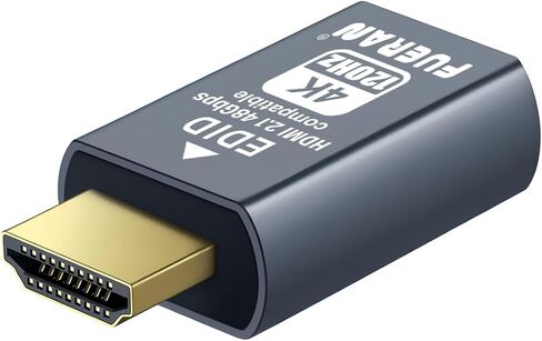 4K 120Hz HDMI 2.1 Dummy Plug – High-Resolution Virtual Display Emulator for PC, VR Headsets & Cryptocurrency Mining EDID Headless Ghost Display Adapter (2.1-4K/120Hz-HDR/12bits-1P-hui) in Saudi Arabia