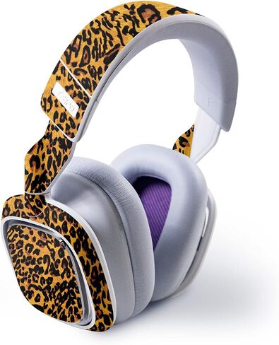 MightySkins Skin Compatible with Astro A30 Wireless Gaming Headset - Cheetah Girl | Protective, Durable, and Unique Vinyl Decal wrap Cover | Easy to Apply, Remove, and Change Styles | Made in The USA in Saudi Arabia