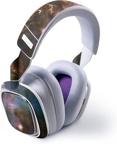 MightySkins Skin Compatible With Astro A30 Wireless Gaming Headset - Golden Nebula | Protective, Durable, and Unique Vinyl Decal wrap cover | Easy To Apply, Remove, and Change Styles | Made in the USA in Saudi Arabia