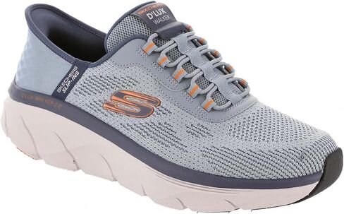 حذاء رياضي رجالي من Skechers D'lux Walker 2.0 Rezinate سهل الارتداء بدون استخدام اليدين in Saudi Arabia
