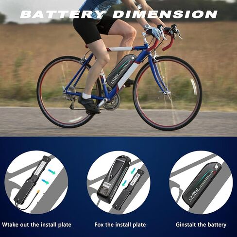 48V20AH Lithium Ebike Battery, w/ 40A BMS, for Electric Bicycles & E-Motorcycles(100W-1500W), Includes 2A Charger XT60 Connecting Wire and Base (48V20AH) in Kuwait
