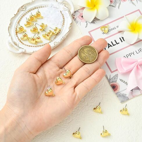 Sunnyclue 1 Box 20PCS HEARRER TRANRING STATESTS مع 30PCS صامدات الأذن 925 دبابيس الجنيه الاسترليني الفضية الفضية الحرك مع الثقوب الكبيرة لتصنيع المجوهرات الإكسسوارات DIY. in Saudi Arabia