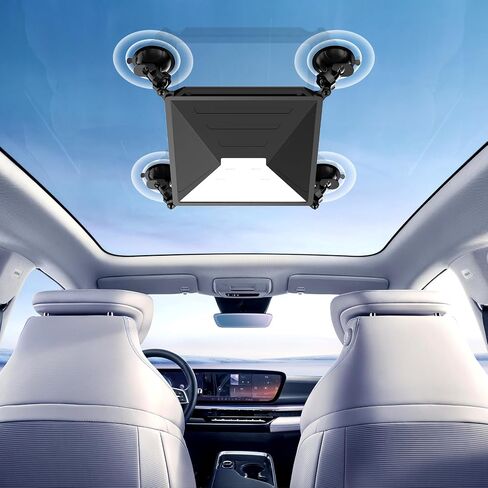 2 in 1 Starlink Mini Suction Cup Mount, Protect Silicone Starlink Mini Case Mounting Kit for Car and Backpack, 4 Strong Suction Cups Car Mount for RVs, Boats Road and Trip Sunroof (White) in Saudi Arabia