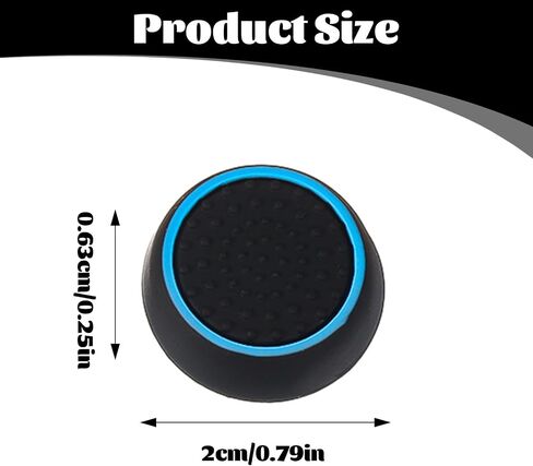 28PCS PS5 Thumb Grips, Anti-Slip Joystick Caps, Scratch-Resistant PS5's Controller Thumb Grips, Controller Accessories, Comprehensive Protection, Compatible with PS5 Controllers in Saudi Arabia