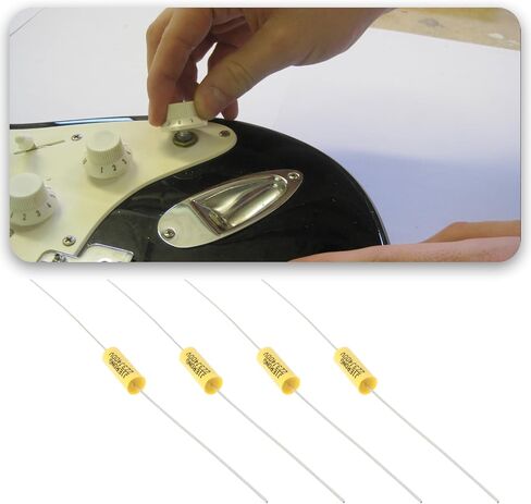 4PCS 0.047uf Capacitors Guitar Tone Circuits Capacitors Single Coils and Humbuckers Caps for Electric Guitar Bass in Saudi Arabia