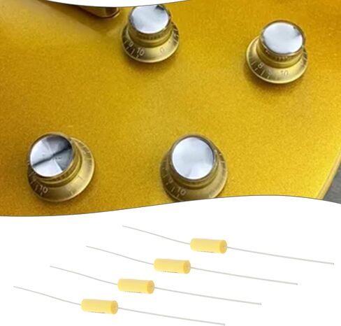 4PCS 0.047uf Capacitors Guitar Tone Circuits Capacitors Single Coils and Humbuckers Caps for Electric Guitar Bass in Saudi Arabia