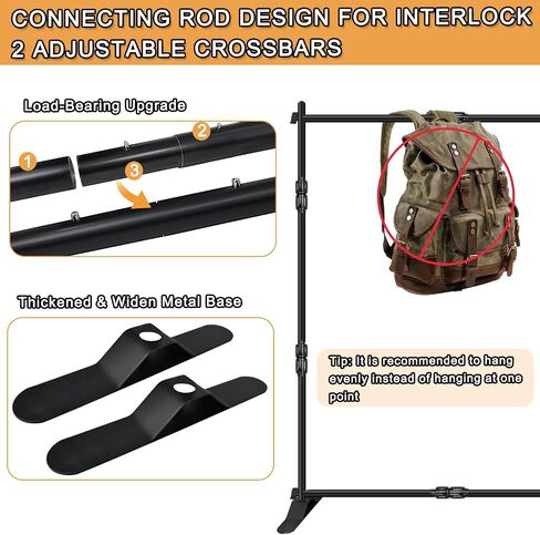 iElyiEsy 10x8FT Strengthen Heavy Duty Thickened and Sturdier Background Stand, Adjustable Step and Repeat Stand with Carrying Bag for Parties Photo Booth Trade Show in Saudi Arabia