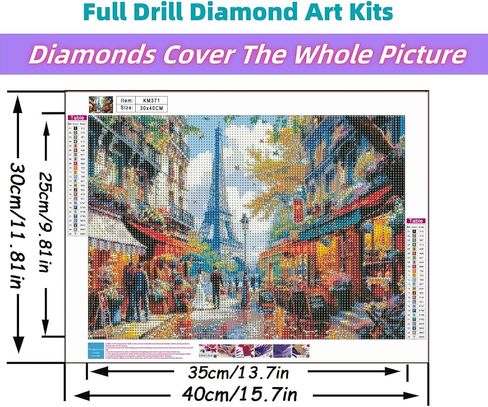 jyxsjyyd 5d diy رومانية الساحة الماس الماس للبالغين ، مجموعات اللوحات الماس الكولوسيوم للمبتدئين ، الطلاء بواسطة Diamonds Dot الكامل الحفر الأحجار الكريمة ، الديكور الجدار المنزلي 11.8x15.8 بوصة. in Kuwait