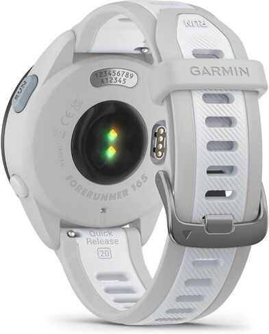 ساعة Garmin 010-02863-20 Forerunner 165 الرياضية الذكية، حزمة سوداء + رمادية مع غطاء غبار من السيليكون 3 عبوات، واقي شاشة 2X 1.2 بوصة وحزمة حماية معززة لمدة عامين CPS in Saudi Arabia