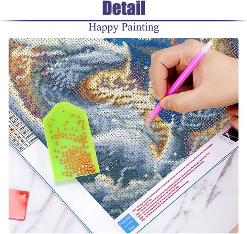 مجموعات فنون الفنون الماس للبالغين والزهور في فاز DIY 5D Diamond Painting Kit للمبتدئين ، نقاط فنية للأحجار الكاملة للحفر للبالغين ، مثالية لديكور الجدار المنزلي 12x16 بوصة in Kuwait