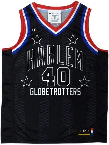 قميص Harlem Globetrotters Wham #40 أسود طبق الأصل من Champion in Kuwait