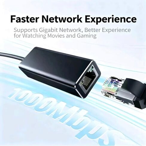 SALAN USB to Ethernet Adapter, Supports Nintendo switches, 100Mbps Adaptive RJ45 to USB 3.0 Network Adapter, Foldable and Portable Design, Plug and Play, Compatible with Windows, macOS, and Linux in Saudi Arabia