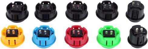 Game Buttons, Zero Delay USB Encoder with USB Cable Compact Encoder Games DIY Kit for Pc Game DIY Project Support All Systems in Saudi Arabia