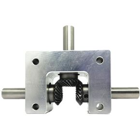 Miter Transmission 90 Degree Bevel Gearbox 6/8/10mm Coaxial Differential Assembly Gearbox 1:1 Spiral Bevel Gear Small Corner Device Pinion Mechanical(10mm Shaft) in Kuwait