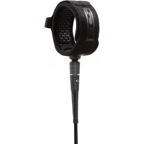 FCS Longboard 9' Ankle Leash - Black in Saudi Arabia