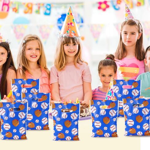 50pcs Soccer Goodie Bags, Football-Themed Goody Party Favor Bags with Handle for Team Reusable Glossy Metallic Candy Treat Wraps for Snacks Sports Events Birthday Decorations Gift Giving in Saudi Arabia