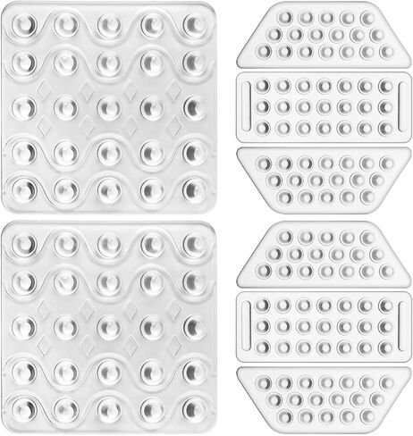 WILLBOND 2 Set (8 Pcs) Snowboard Stomp Pads, 3D Clear Antiskid Grip Pad Non-Slip Mat for Snowboarding Winter Snow Board Accessories, Enhanced Friction and Grip in Saudi Arabia