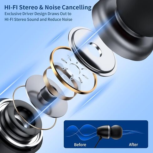 Bluetooth Headphones Wireless Neckband Bluetooth Earphones Auto Retractable Earbuds with 24H Playtime,Sports Waterproof Earphone,Noise Cancelling with Mic for Running Workout,White-Black in Saudi Arabia