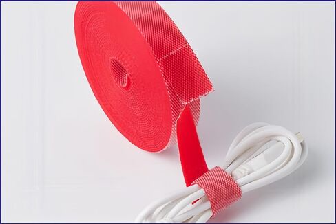 حزمة واحدة من أشرطة الكابلات القابلة للتعديل بطول 32 قدمًا 1.5 سم × 10 أمتار، أشرطة تثبيت بخطاف وحلقة، وربطات إدارة السلك قابلة لإعادة الاستخدام، مثالية للمنزل والمكتب والسفر in Saudi Arabia