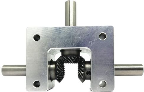 Miter Transmission 90 Degree Bevel Gearbox 6/8/10mm Coaxial Differential Assembly Gearbox 1:1 Spiral Bevel Gear Small Corner Device Pinion Mechanical(10mm Shaft) in Kuwait