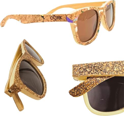 شركة تكساس كورك® | النظارات الشمسية الفلين المستقطبة العائمة | الخيزران خفيف الوزن | الأشعة فوق البنفسجية 400 | ظلال عائمة للرجال والنساء in Kuwait