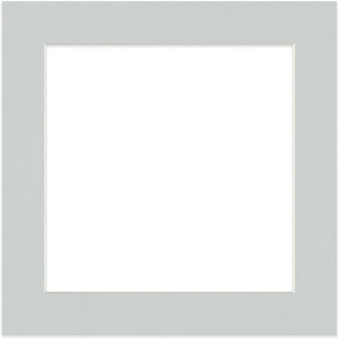 ملصق Palooza مقاس 24 × 24 مشطوف مقطوع للصور مقاس 8 × 8 - فتحة لوحة بساط صور على شكل مربع أبيض مسبق القطع - غير لامع خالٍ من الأحماض لحماية صورك - قطع مشطوف للصور العائلية، حزمة من لوحة واحدة in Kuwait
